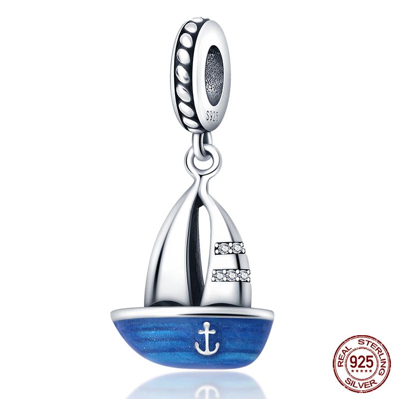 Серия Океан - Оригинальные Настоящие Медные Шармы Бусины Черепаха Краб Русалка Подходят Для Браслета 3 мм DIY Изготовление Подвеска