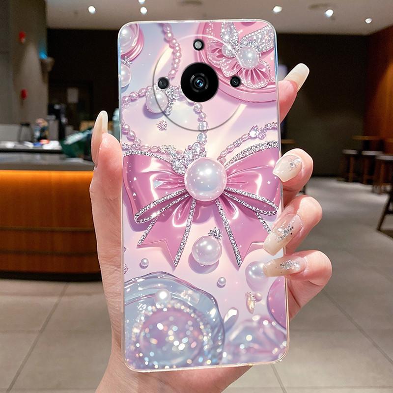 Cover For Realme 11 Pro+ 5G Casing Luxury Fashion Butterfly Flower Clear Soft TPU Silicon Phone Case For Realme 11 Pro Plus Case
