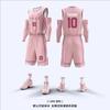 Mens Basketball Jersey Set Quick Dry Sportswear Team Uniform Adult Training Game Purple