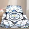 1pc Comfortable Home Print Throw Blanket, Manchester United Manchester City Blanket For Bed and Sofa Use, Special Present For Family