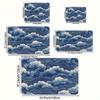 Abstract Blue Wave Cloud Pattern Floor Mat Rug for Home Living Room Bedroom Entryway Decor Soft Bathroom Runner Anti-Slip Carpet