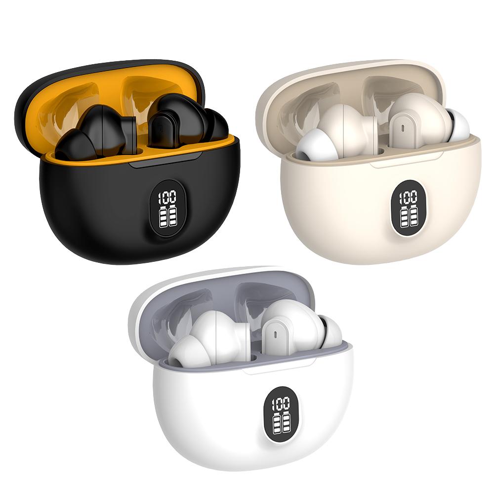 Original True Stereo Earbuds In-Ear Wireless Earphones with LED Display Waterproof Mobile Phones Gaming Compatible TWS