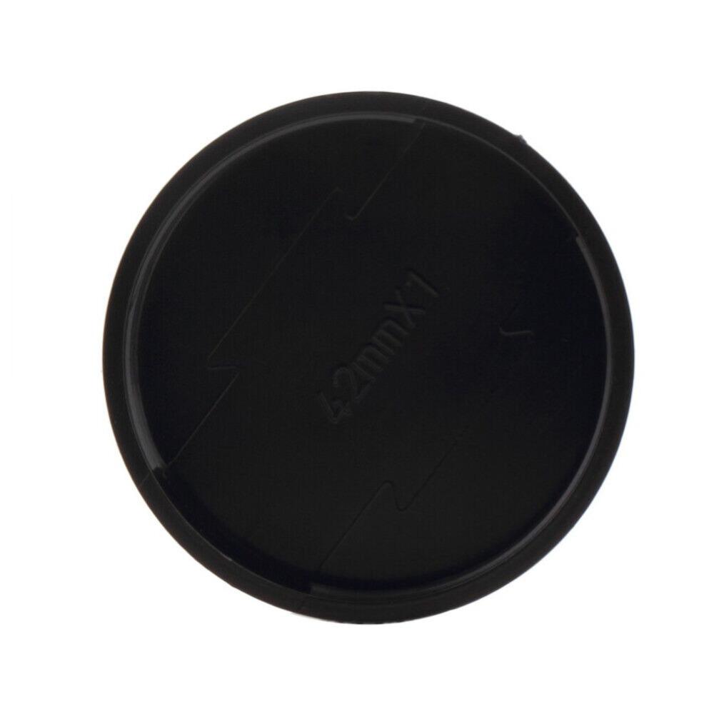 1 Pcs Plastic Black 42mm Rear Len Cap Plastic M42 Cap Cover Anti-dust Screw Dust Cover Fits for all M42 lens Approx 42mm