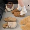 Half Slippers Lazy One Pedal Autumn New Thick-soled Bag Head Slippers Women's Outer Wear Women's Shoes
