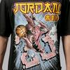 Men's Jordan Brooklyn T-Shirts Men's Gray Black Crew Neck