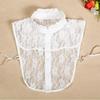 Женский кружевной воротник чистый цвет съемный лацкан чокер ожерелье рубашка поддельная поддельная блузка толстовка жилет аксессуары