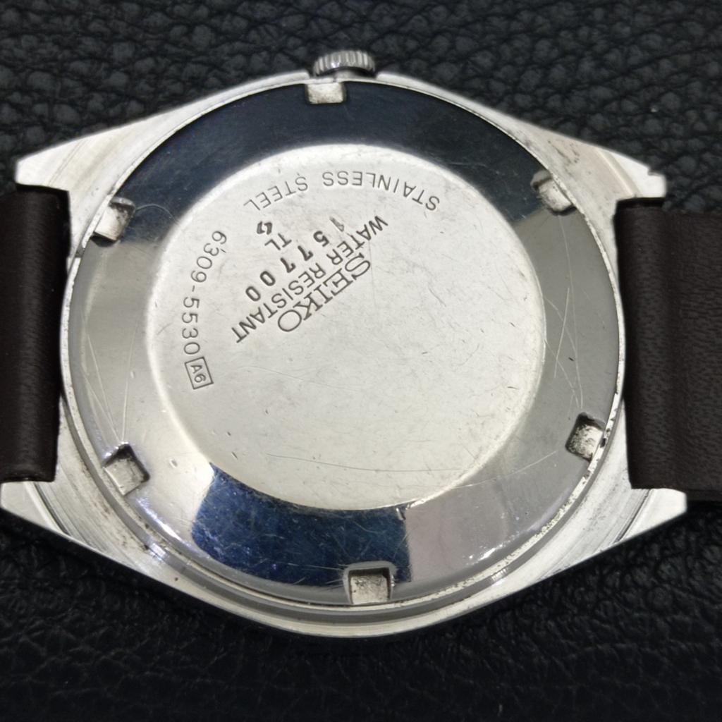 ЯПОНИЯ ВИНТАЖ SEIKO 5 АВТОМАТИЧЕСКИЕ 6309A МУЖСКИЕ ЧАСЫ ПЕРСИКОВОГО ЦВЕТА ЦИФЕРБЛАТ a701466-5