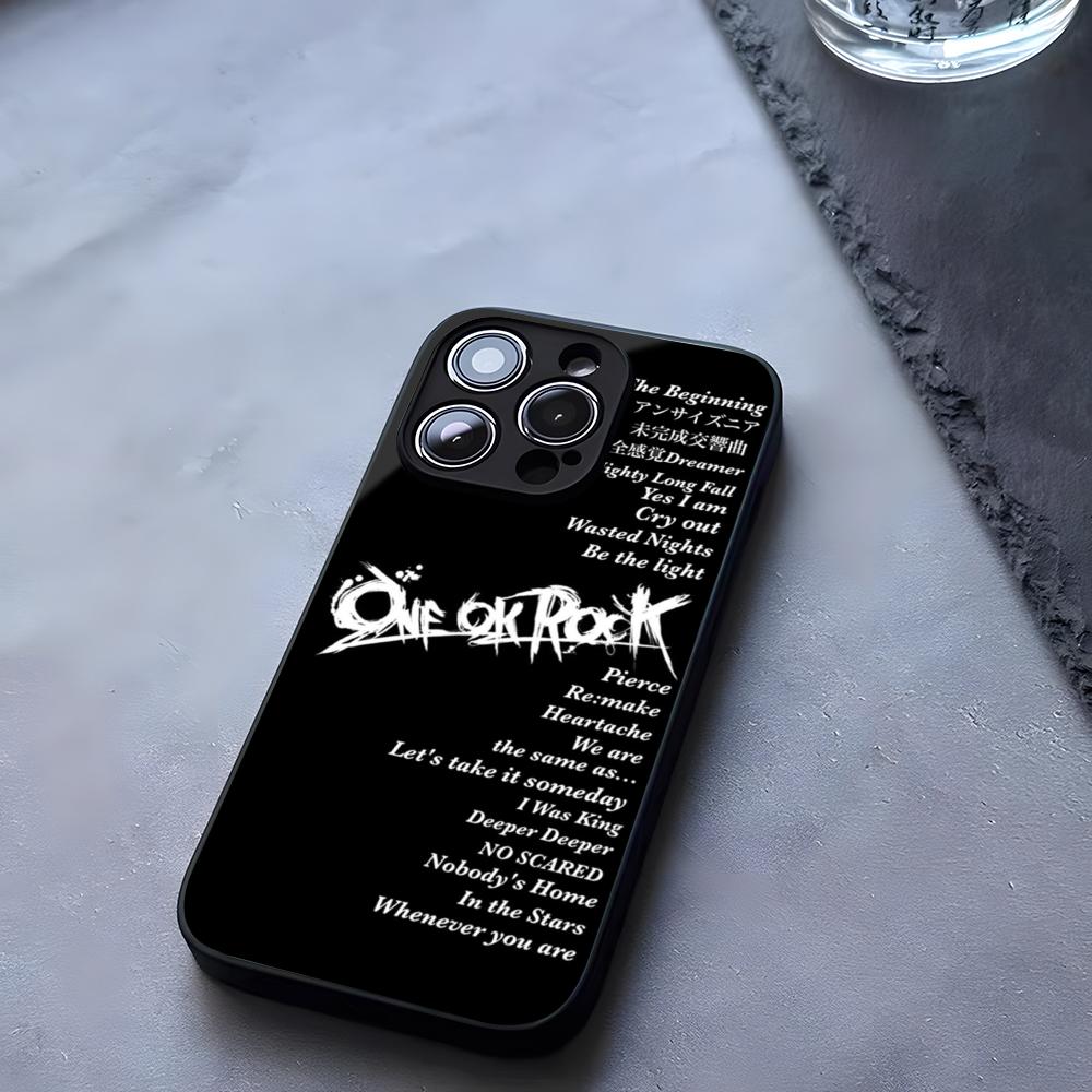 Чехол для телефона ONE OK ROCK Закаленное стекло Для IPhone 17 13 14 16 12 15 11 Pro Max Plus Mini X XR SE2020 Coque