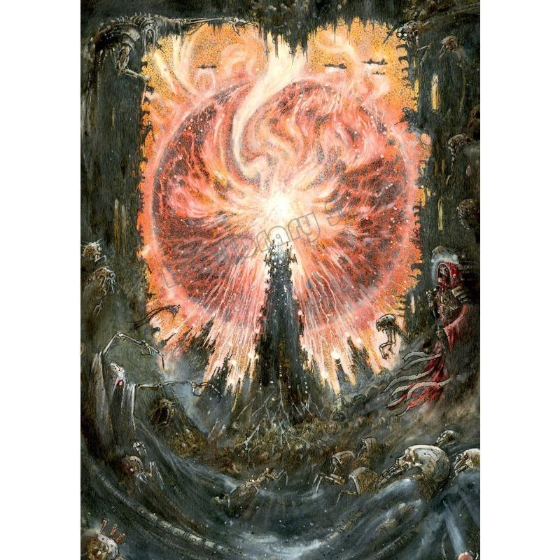 Джон-Бланш Темное Фэнтези Ужасов Мир Демон Кровавый Ангел Иллюстрация Постер Холст Живопись Настенное Искусство Картины Домашний Декор