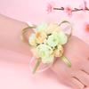 Браслет-корсаж из цветов для подружек невесты - Корейский простой свадебный браслет