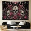 519. Gothic Halloween Art Tapestry Decoration Banner Microfiber Background For Bedroom Living Bar Garden Outdoor Festival L260901