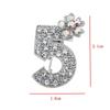 1PC Brooch Women Brooch Pin Rhinestone Crystal Wedding Elegant Fashion Accessories