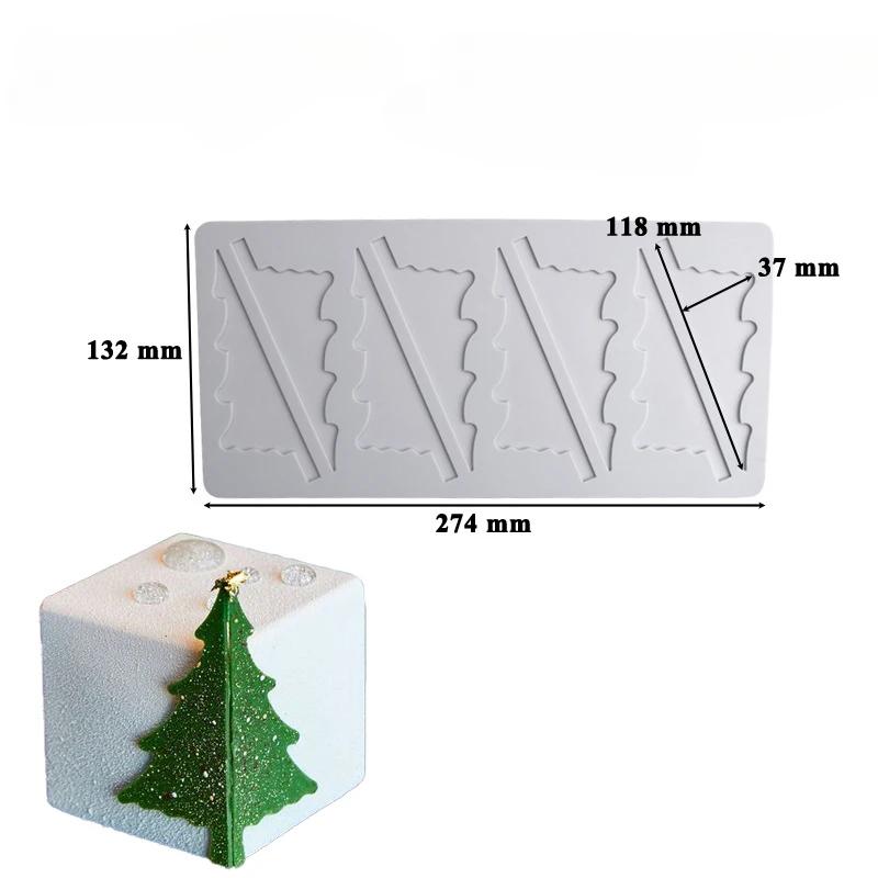 Силиконовая форма для шоколада в виде оленя, оленя, снежинки, своими руками, рождественская 3D-форма для выпечки, десерт, бисквит, инструмент для изготовления тортов, подарки ручной работы