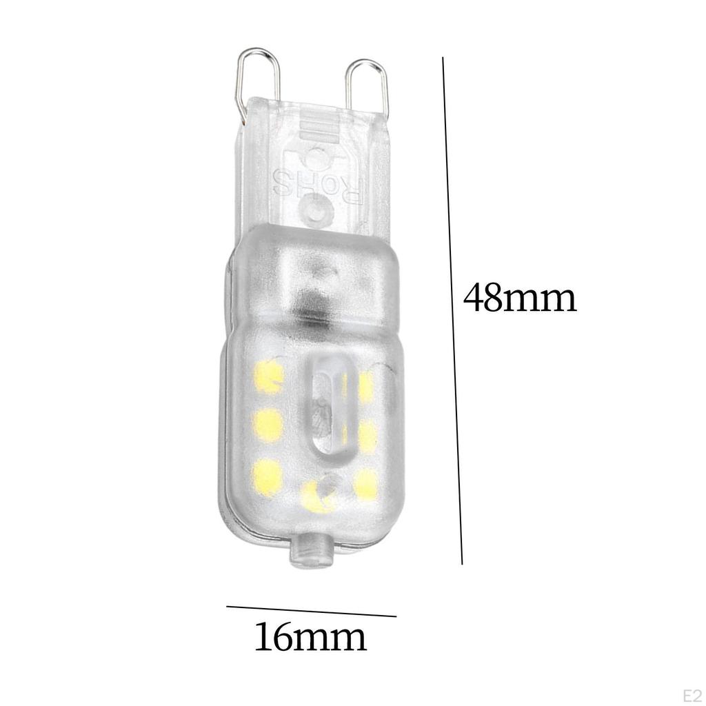 4 G9 LED Bulbs, Corn Lamp, Chandelier, Light for Landscape Lighting, Desk Home