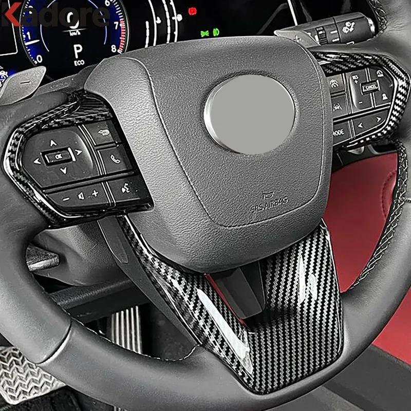 Car Steering Wheel Panel Cover Trim For Lexus NX 250 350 350H 450H 2024 2025 Carbon Fiber Interior Accessories