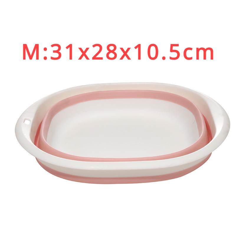 Plastic Travel Folding Wash Basin Portable Foldable Laundry Basin Safe Durable Foldable Wash Basin Bathroom Household Supplies