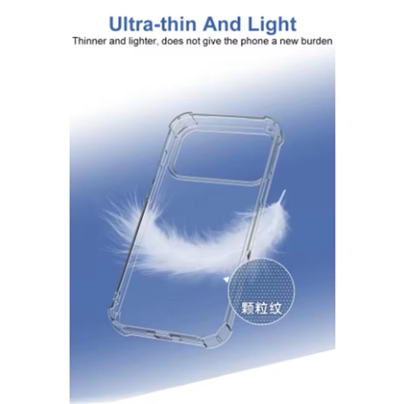 Shockproof Soft Case For iPhone 17 Air Ultra Thin Silicone Transparent Clear Back Cover For iPhone17 17Pro Max Slim Shell