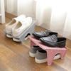 Отделения для обуви Двухслойный пластиковый держатель для обуви Коробка-органайзер для хранения