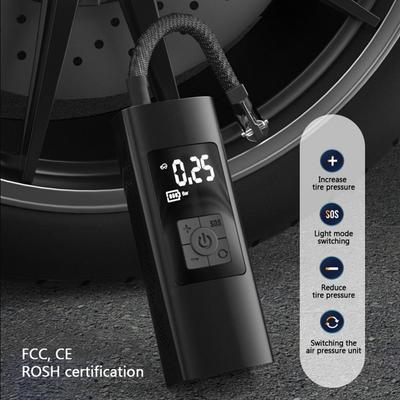 Портативный электрический воздушный насос 150PSI, воздушный компрессор, цифровой автомобильный насос для шин для велосипеда, мотоцикла LXY