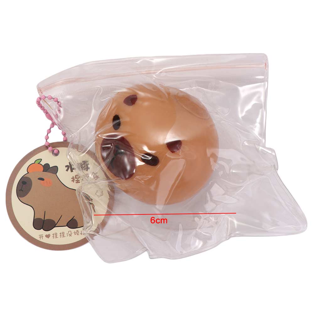 Cute Small Slow Rebound Balls Animal Fidget Sensory Toys Novelty Capybara Squeeze Toys Xmas Gift