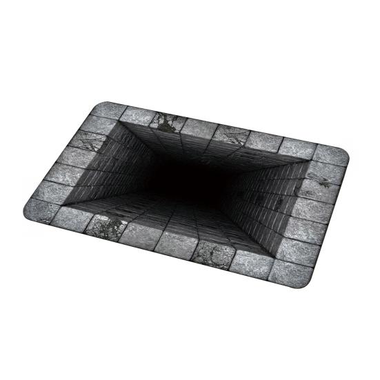 3D Оптическая Иллюзия Ловушка Придверный Коврик Бесконечная Бездна Ковер Реалистичный Визуальный Придверный Коврик Нескользящий Напольный Коврик