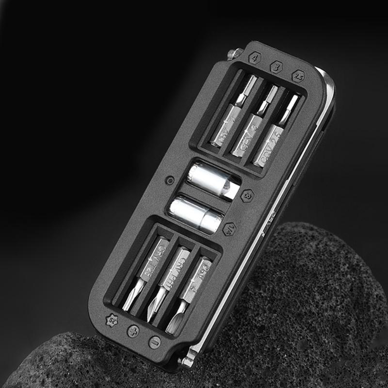 Многофункциональный велосипедный ключ 10 в 1 высокой прочности карманного размера инструмент для обслуживания велосипедов сверхпрочный велосипедный многоинструмент