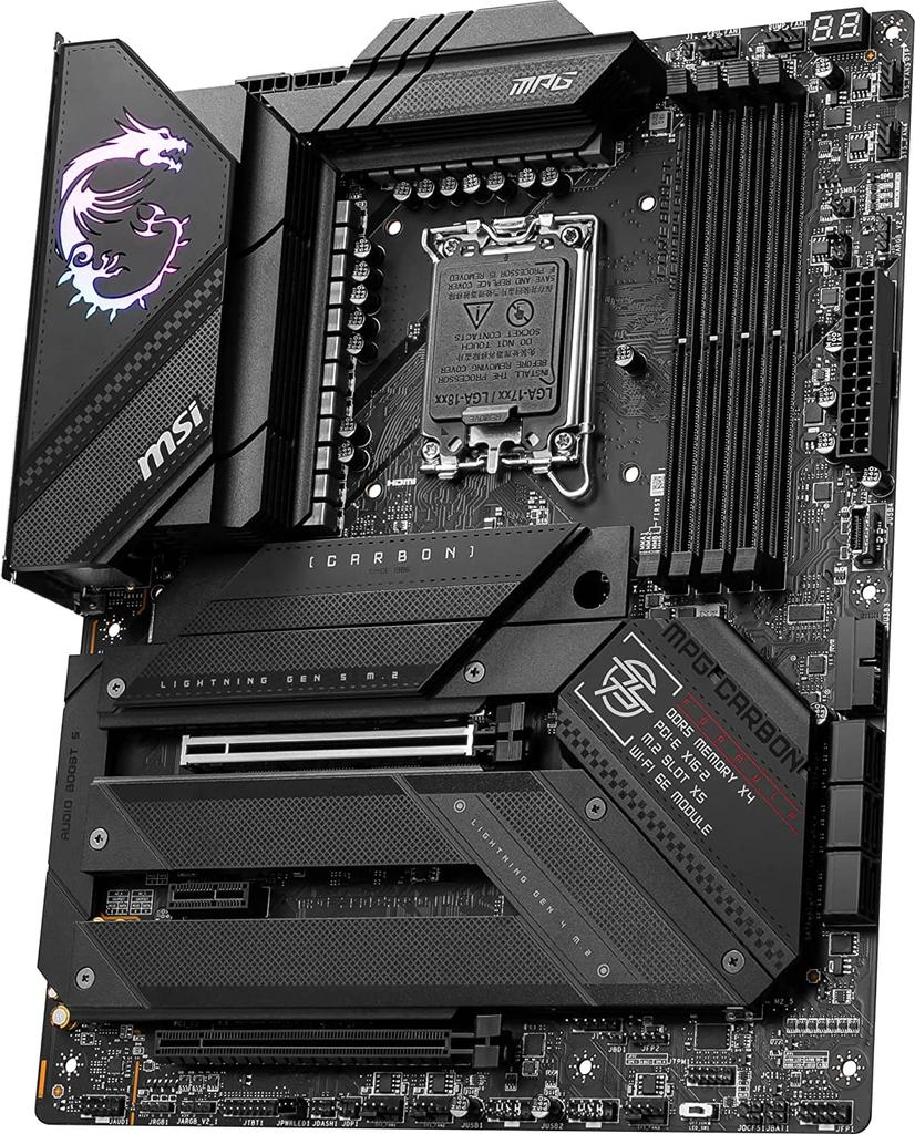 Материнская плата MSI MPG Z790 CARBON WIFI совместима с процессором Intel поколения Z790 чипсет ATX MB5911 14-го/13-го/12-го (LGA1700)