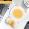 1 шт. Милая кошка Коврик для мыши с подставкой для запястья, Эргономичный нескользящий силиконовый коврик для мыши с поддержкой запястья, Мягкий удобный настольный коврик для офиса, игр, дома