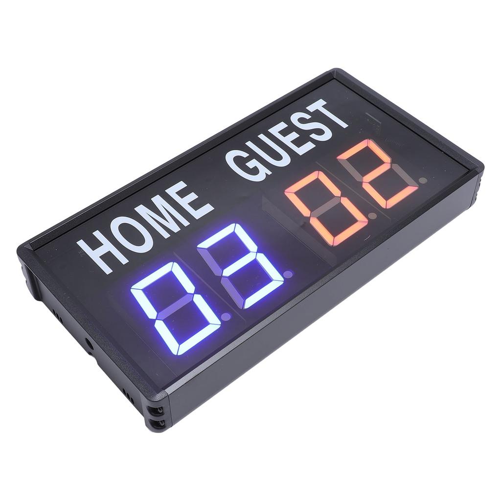 Electronic Basketball Scoreboard with Remote Control USB Power Supply LED Portable Score Keeper for Volleyball
