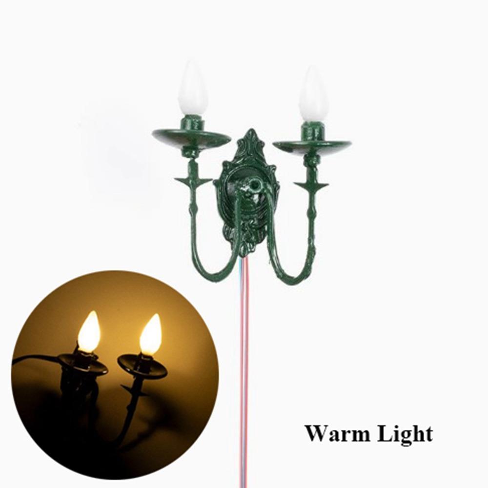 ABS металлический материал кукольный домик настенный светильник 3V песочный стол люстра новая модель белый/теплый свет