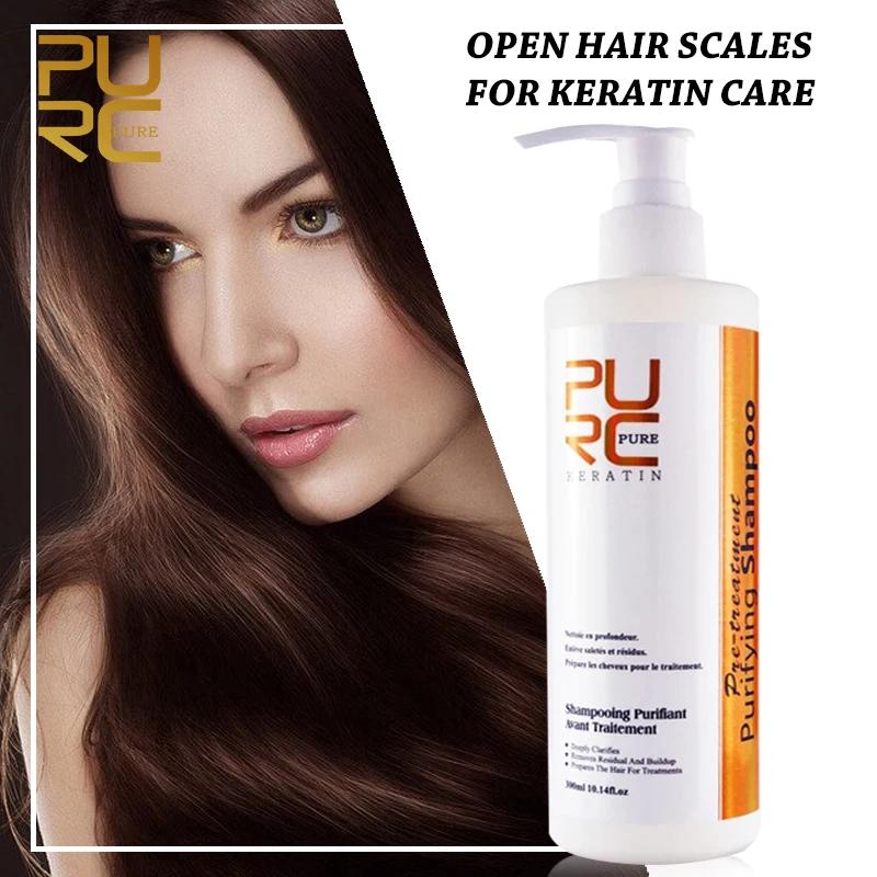PURC Daily Shampoo Hair Scalp Cleaning Treatment Keratin Post-straightening Shampoo 300ml