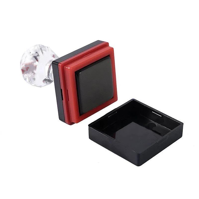 Фотополимерная подушечка 4 мм для штампов с кристальным узором, запаянных по краям.