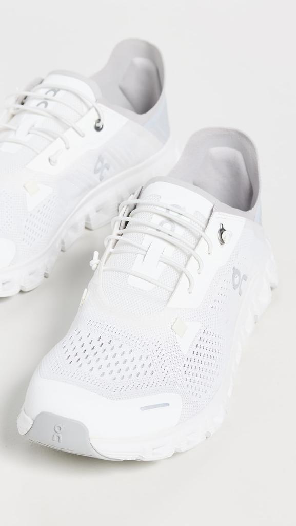 On Cloud 6 Coast White Glacier Running Size Women's Shoes, 23.5cm