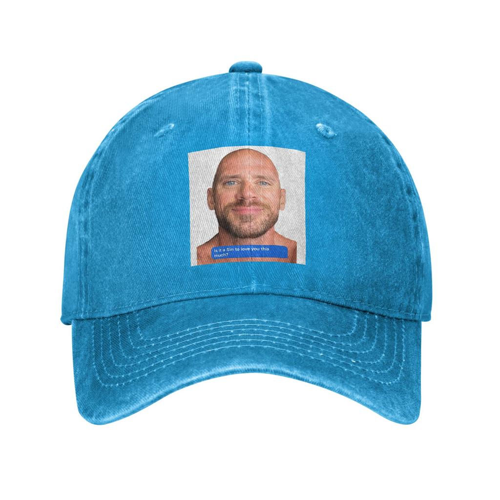 Sins Flirty Text Bubble Denim Fabric Cap Casual Baseball Caps Adjustable Hat Summer Unisex Baseball Hats