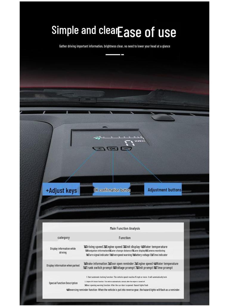 Модифицированный HUD-дисплей спидометра для Ford Mustang моделей 2015-2020 годов