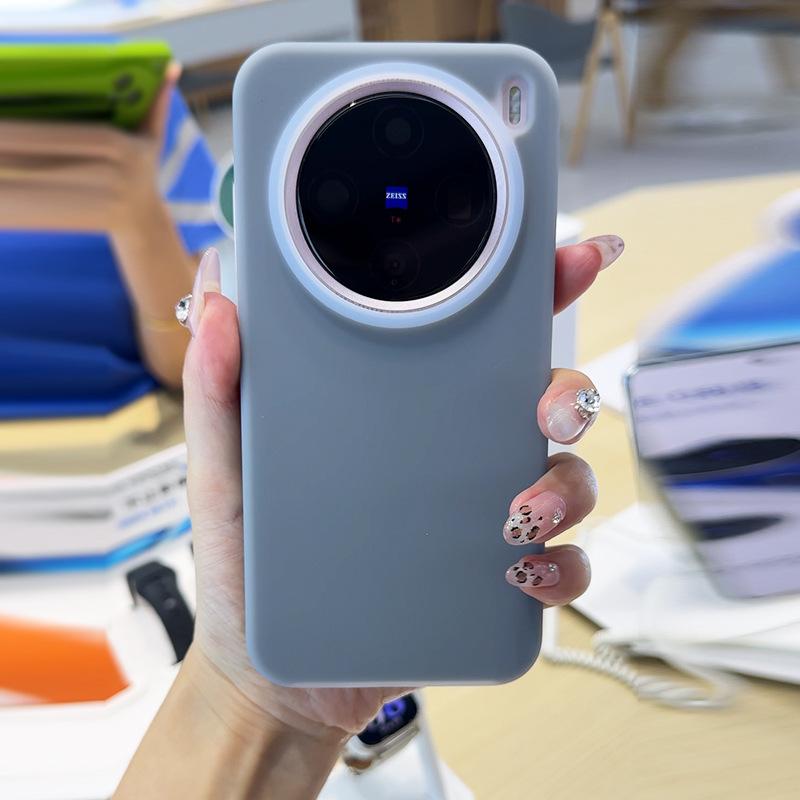 Применимо к чехлу для мобильного телефона vivox111, чехол защитный из жидкого силикона x111x111promini, однотонный противоударный x