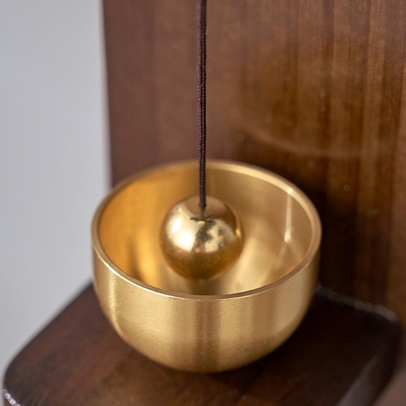 Japanese Doorbell Wood Wind Chime Wind Chimes Copper Bell Decorative Vintage Door Bell Home Decorations Campanillas De Viento