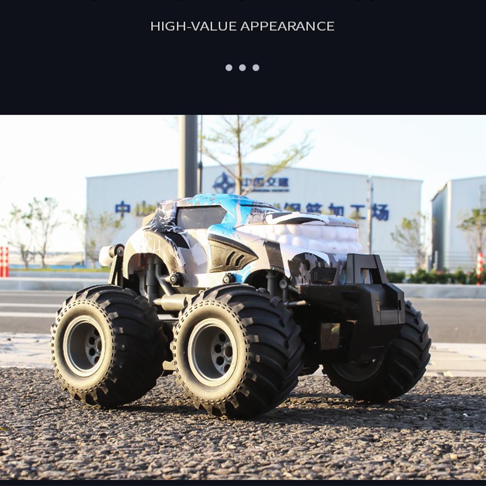 Remote Control Car For Children Off-road Climbing Dual Rc Stunt Car With Spray And LED Lights Birthday Gifts For Boys Girls