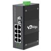 HuiGu HG800 Industrial DIN-Rail Fiber Optic Transceiver Switch
