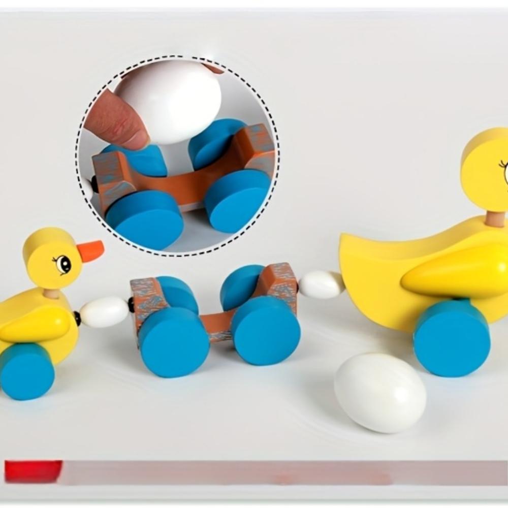 Three Section Teeter Totter Duck Squad: Twistable, Interlocking Walking and Rocking Ducks for Toddlers Interactive Learning Toy