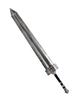 Great Western Length Extra Large Slashing Western Western Resin P66 Sword, Sword, 105cm, Sword, Step-in, Sword, Sword, Weapon, Cosplay, Tools,