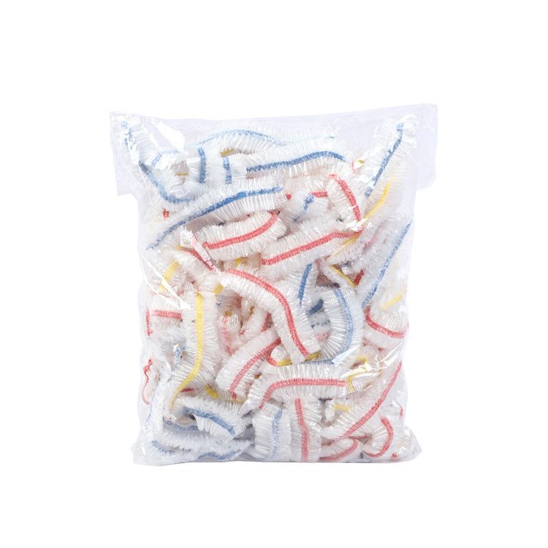 Disposable Elastic Food Covers 500Pcs Colorful Plastic Fresh Keeping Lids for Home Kitchen Leftovers Storage