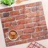 Glass Decorative Snack Serving Board Brick Wall 60x52 cm