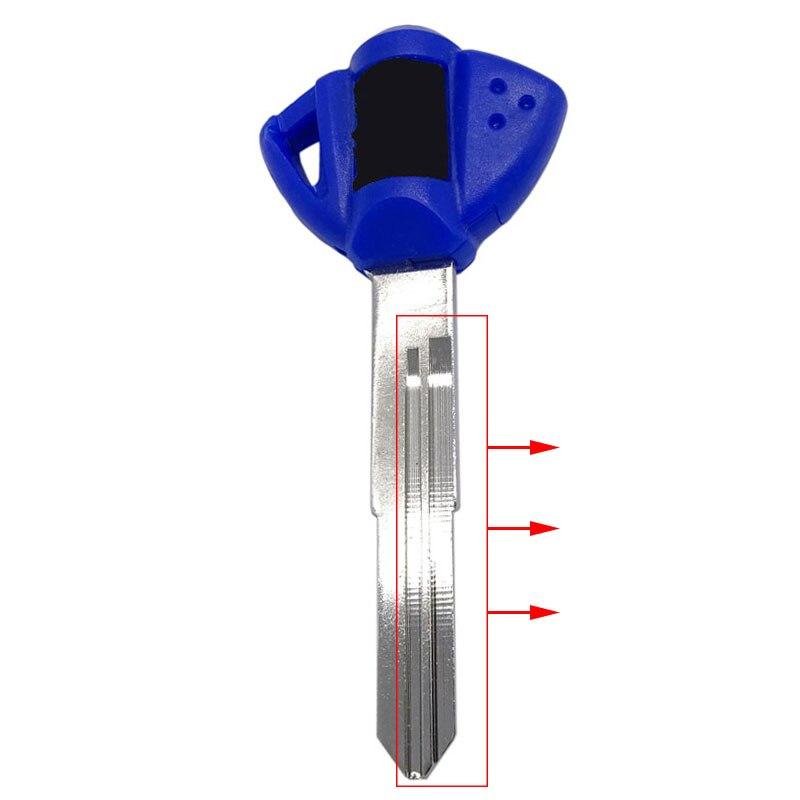 Заготовка ключа для мотоцикла, необрезанное лезвие для Suzuki GSXR600 750 1000 1300 SV650 1000, заготовка для ключа мотоцикла с лезвием