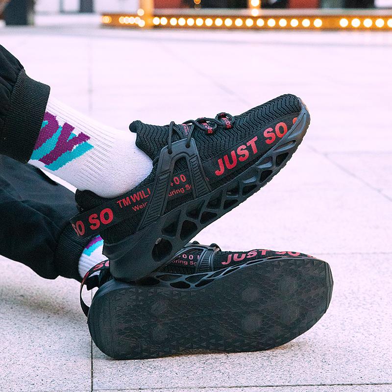 36-48 Мужская/женская летающая тканая подошва из ЭВА, легкая сетчатая удобная подкладка, уличная спортивная обувь для отдыха