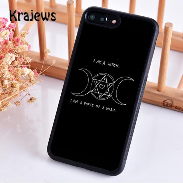 Krajews Чехол для телефона Ведьма Колдовство Для iPhone 17 Air 16 15 14 plus 11 12 13 pro max coque