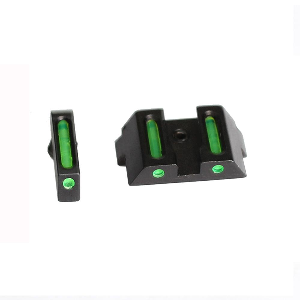Прицел Glock Прицел Glock Оптико-волоконный Передний и задний прицел Прицел Прицел Тактические аксессуары Экспортный Зеленый