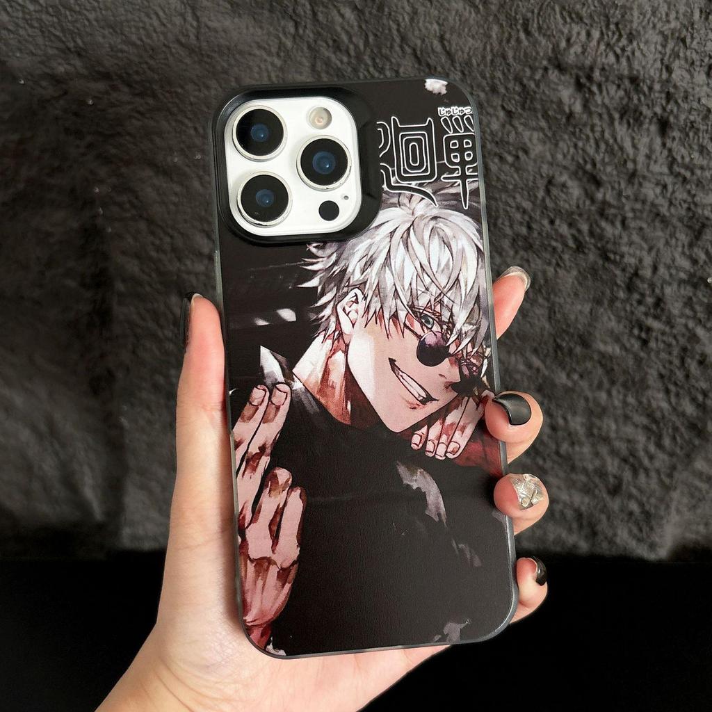 Чехол для iPhone с Годжо Сатору из Jujutsu Kaisen: Мягкий чехол для 17 Pro Max, iPhone 15/14/13/11, 16 Pro