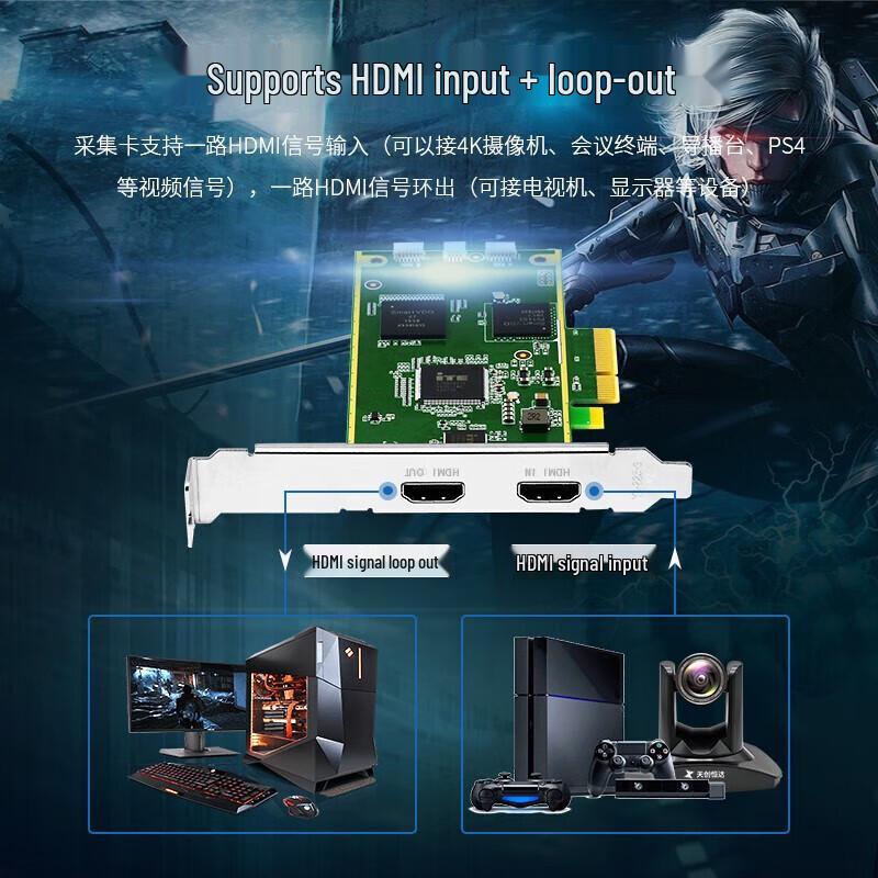 Карта захвата HDMI 4K TCHD TC-710N1