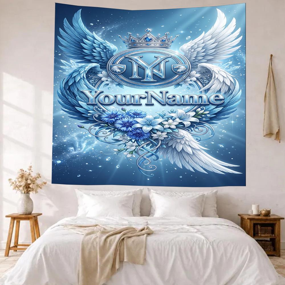 Team Club Custom Your Name Wall Decor Tapestry Art For Pet Memorial Birthdaywedding Party Backdrop Family Gift